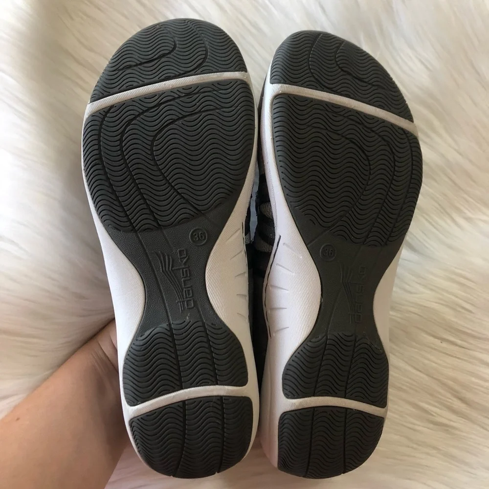 Dansko Honey Suede Mary Jane Shoes Charcoal 6 - Picture 6 of 8